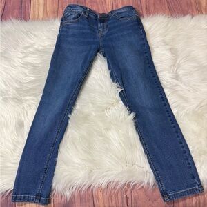 Denim&Co Youth Boy Size 7-8 Years Blue Stretch Skinny Jeans